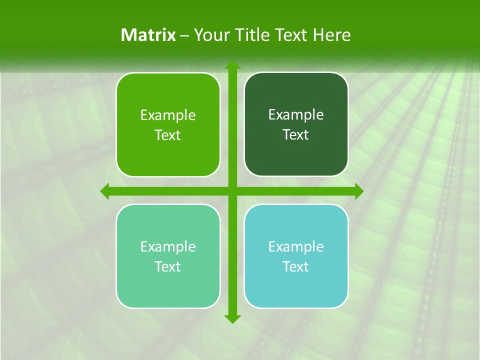 A Green Abstract Background With Lots Of Circles PowerPoint Template