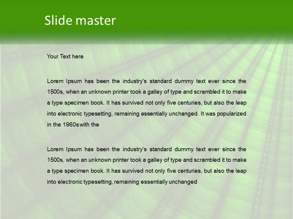 A Green Abstract Background With Lots Of Circles PowerPoint Template