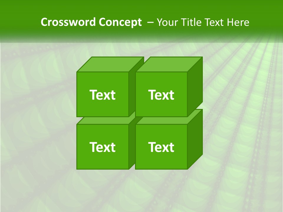 A Green Abstract Background With Lots Of Circles PowerPoint Template