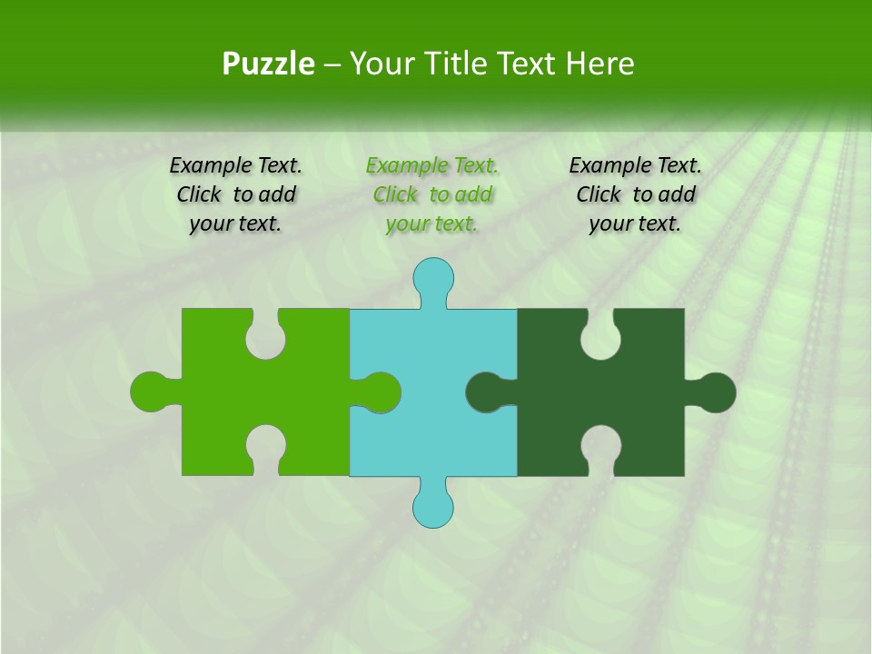 A Green Abstract Background With Lots Of Circles PowerPoint Template