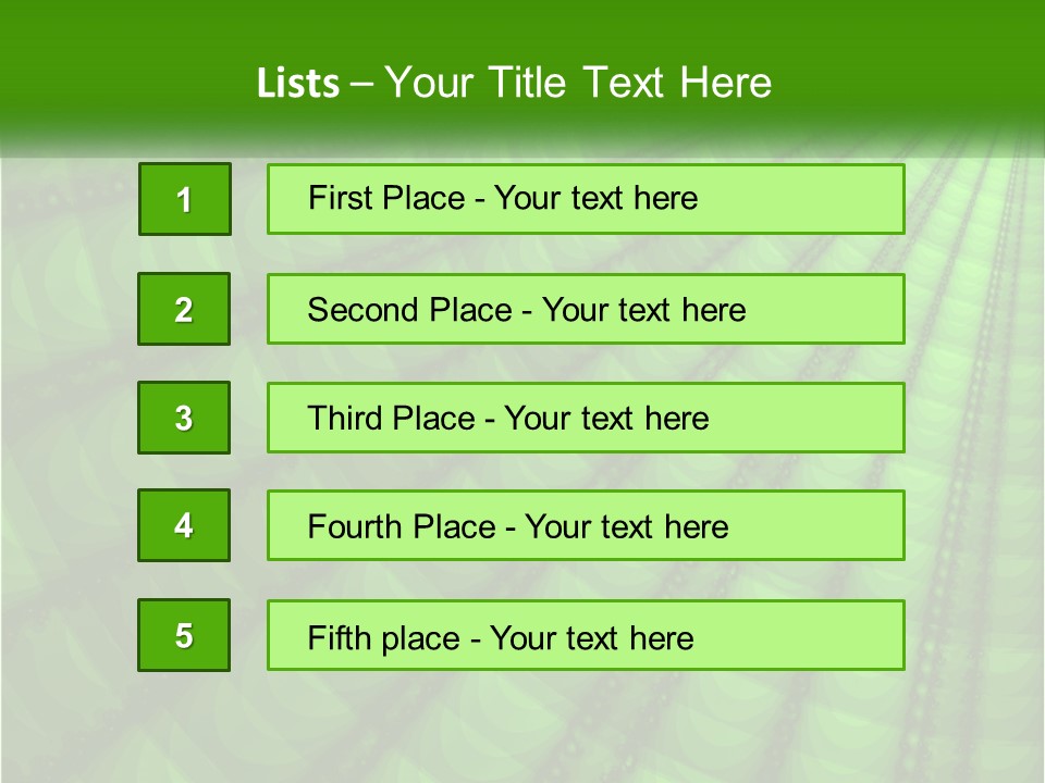 A Green Abstract Background With Lots Of Circles PowerPoint Template