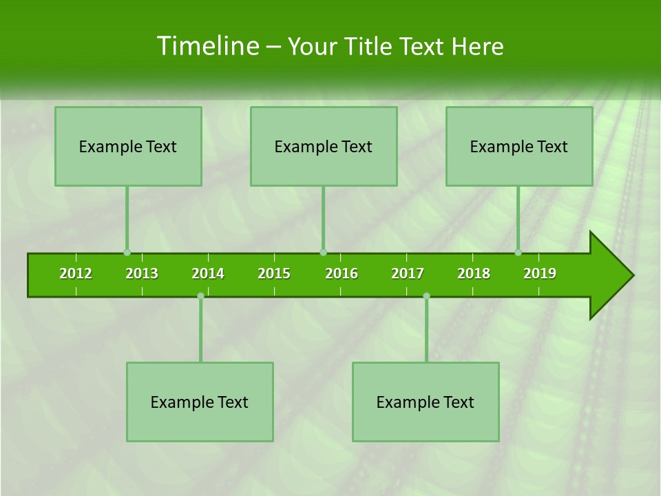 A Green Abstract Background With Lots Of Circles PowerPoint Template