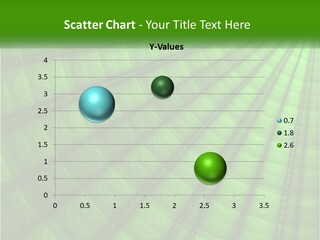 A Green Abstract Background With Lots Of Circles PowerPoint Template