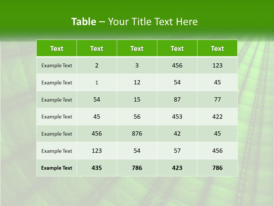 A Green Abstract Background With Lots Of Circles PowerPoint Template