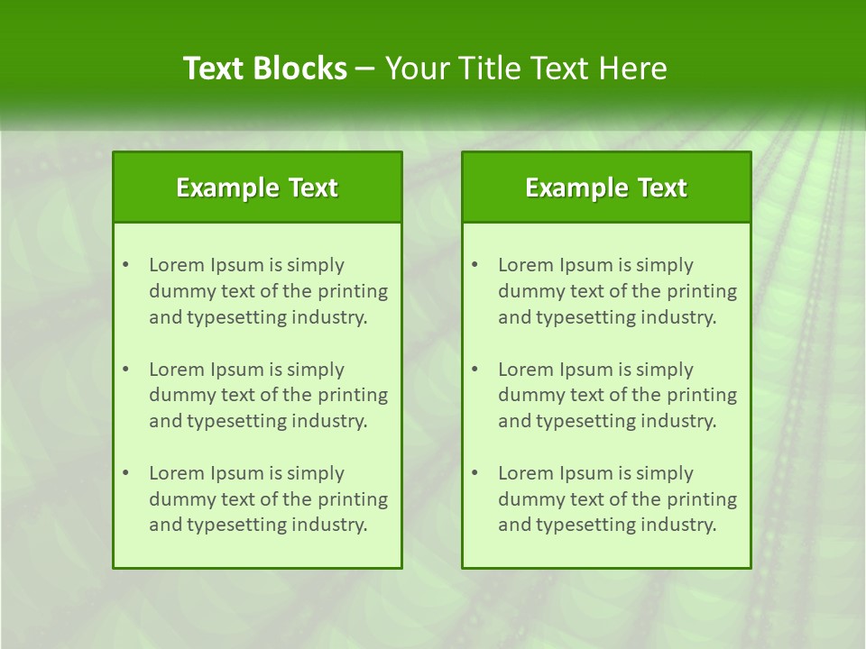 A Green Abstract Background With Lots Of Circles PowerPoint Template