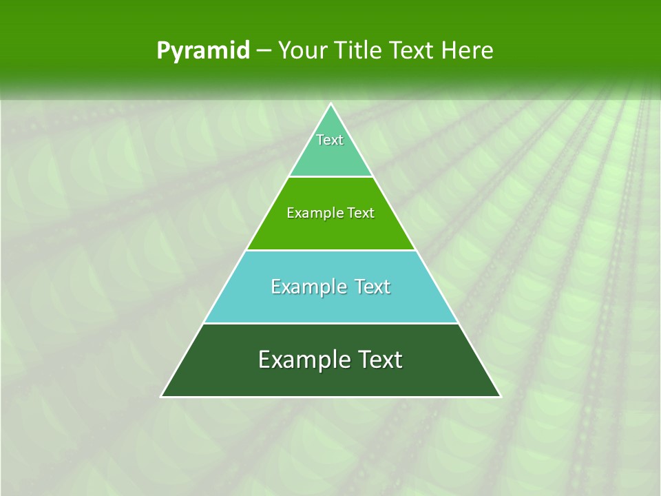 A Green Abstract Background With Lots Of Circles PowerPoint Template