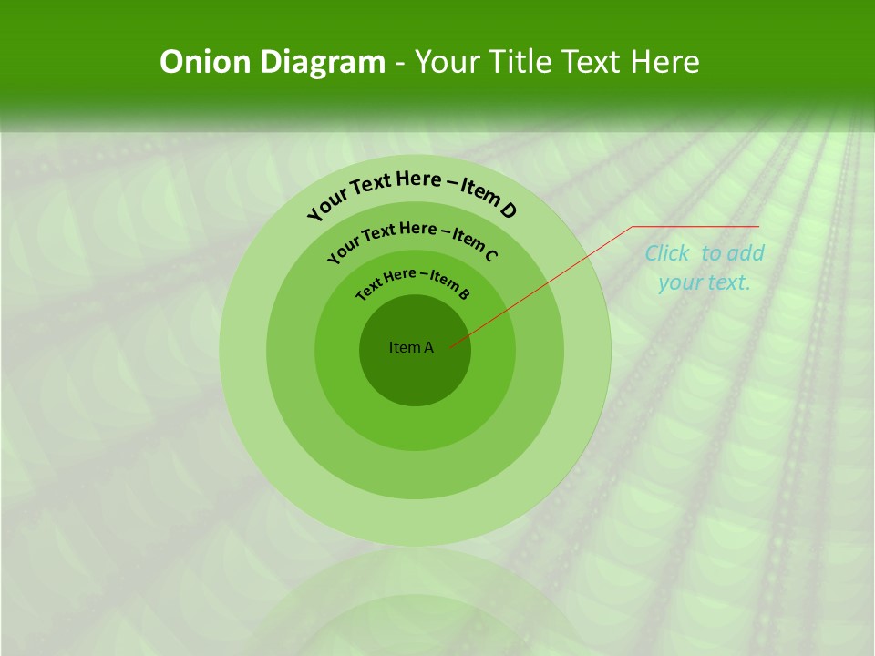A Green Abstract Background With Lots Of Circles PowerPoint Template