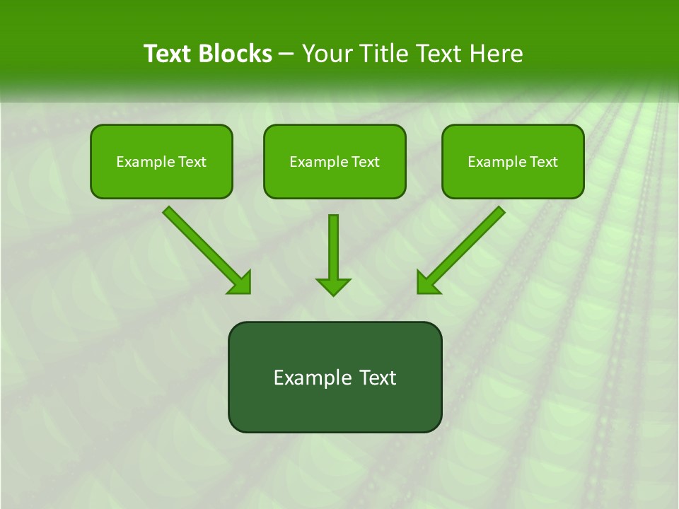 A Green Abstract Background With Lots Of Circles PowerPoint Template