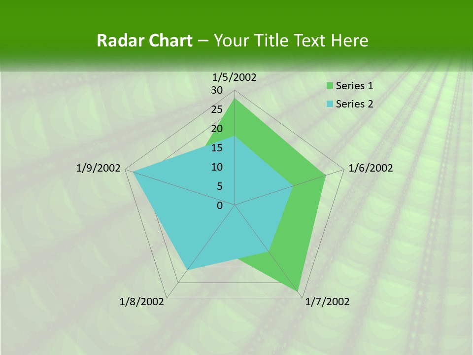 A Green Abstract Background With Lots Of Circles PowerPoint Template
