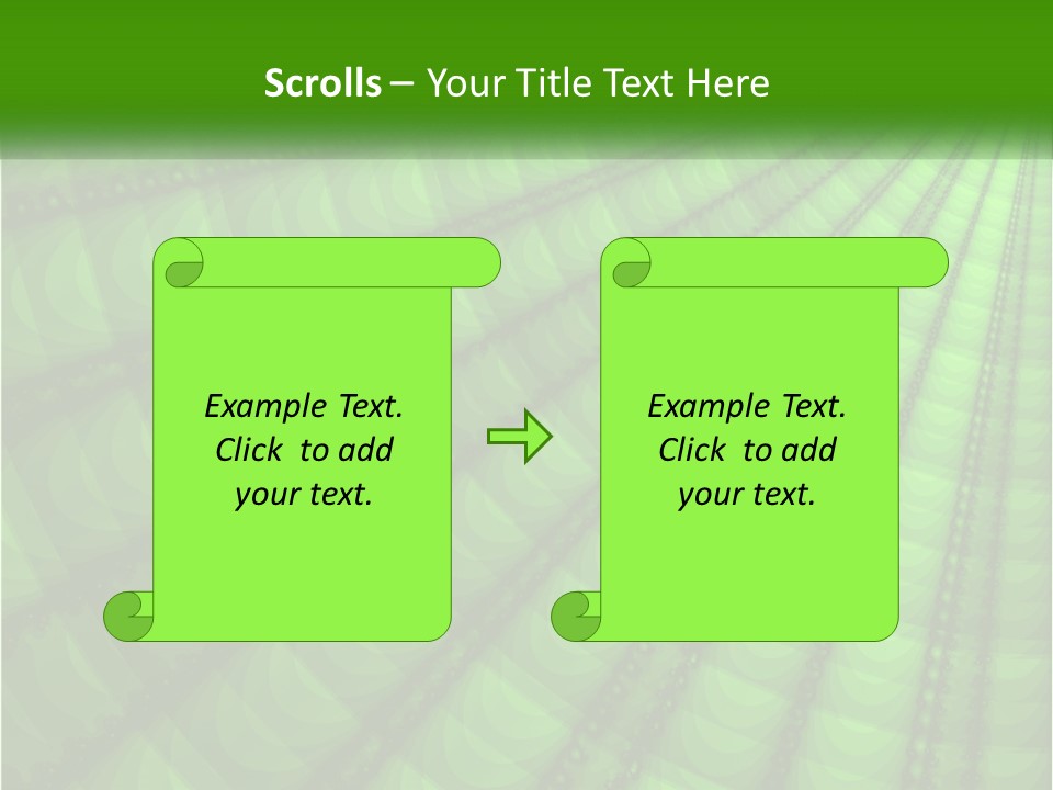 A Green Abstract Background With Lots Of Circles PowerPoint Template