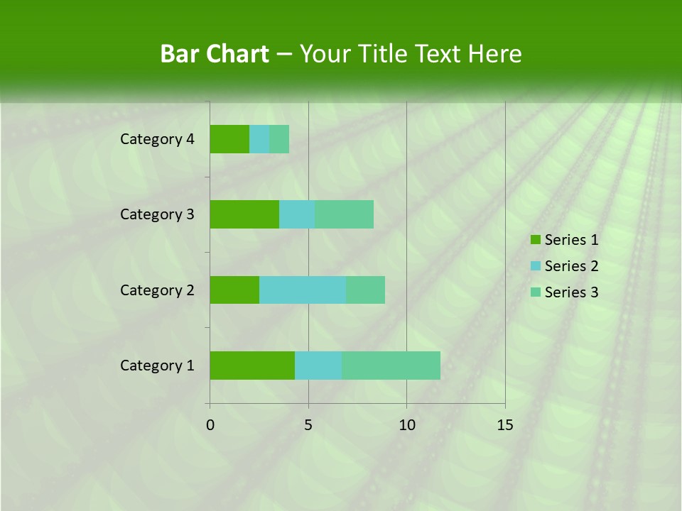A Green Abstract Background With Lots Of Circles PowerPoint Template