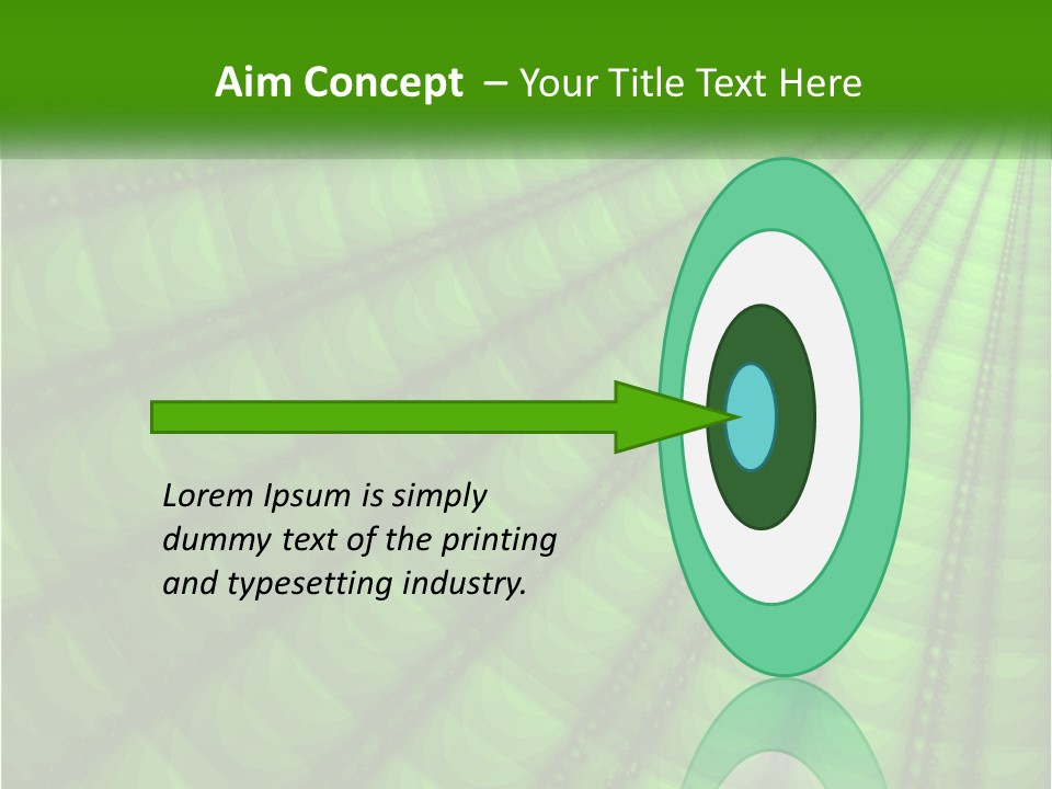 A Green Abstract Background With Lots Of Circles PowerPoint Template