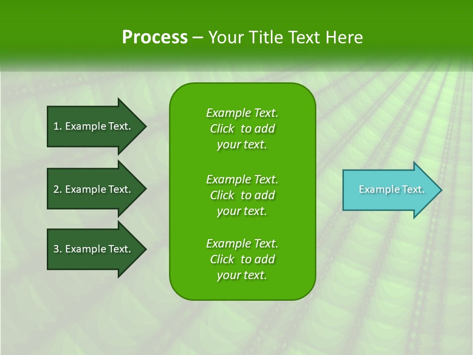 A Green Abstract Background With Lots Of Circles PowerPoint Template