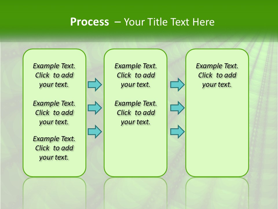 A Green Abstract Background With Lots Of Circles PowerPoint Template