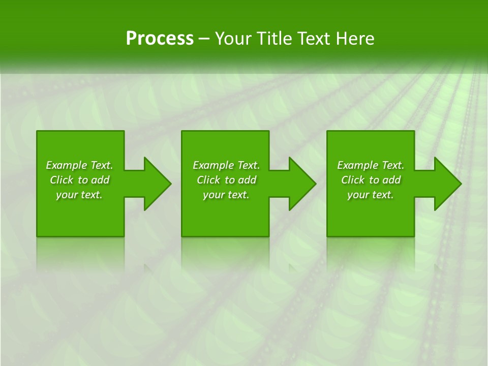 A Green Abstract Background With Lots Of Circles PowerPoint Template