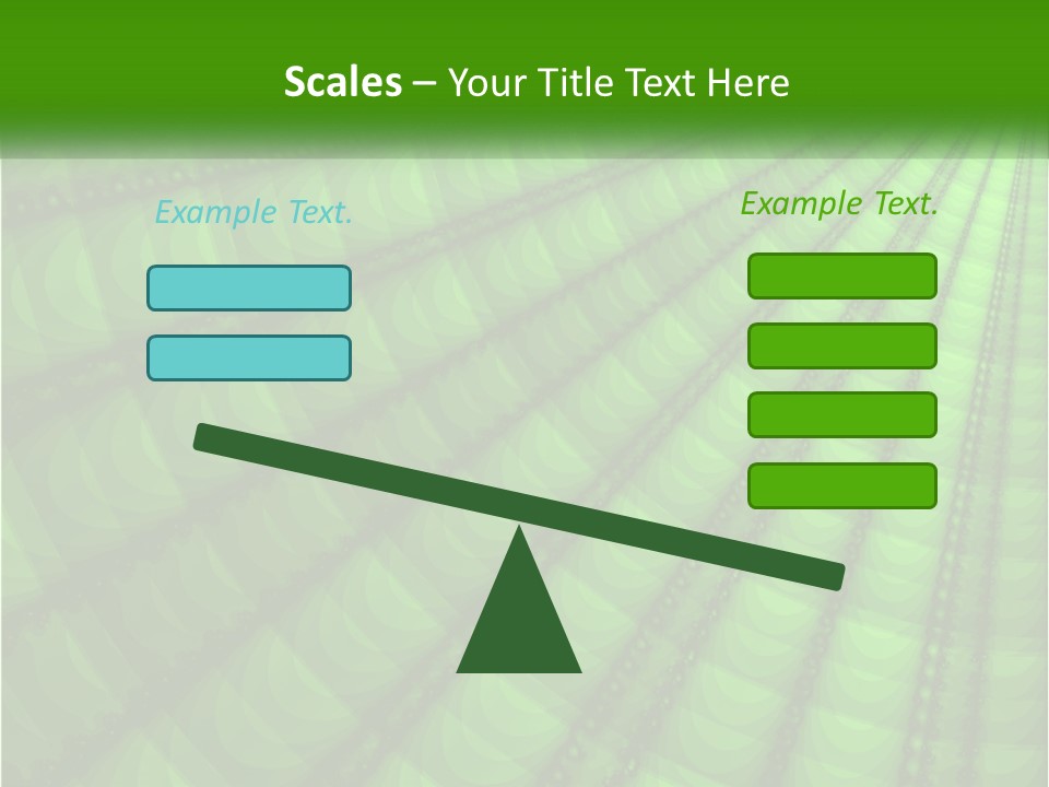 A Green Abstract Background With Lots Of Circles PowerPoint Template