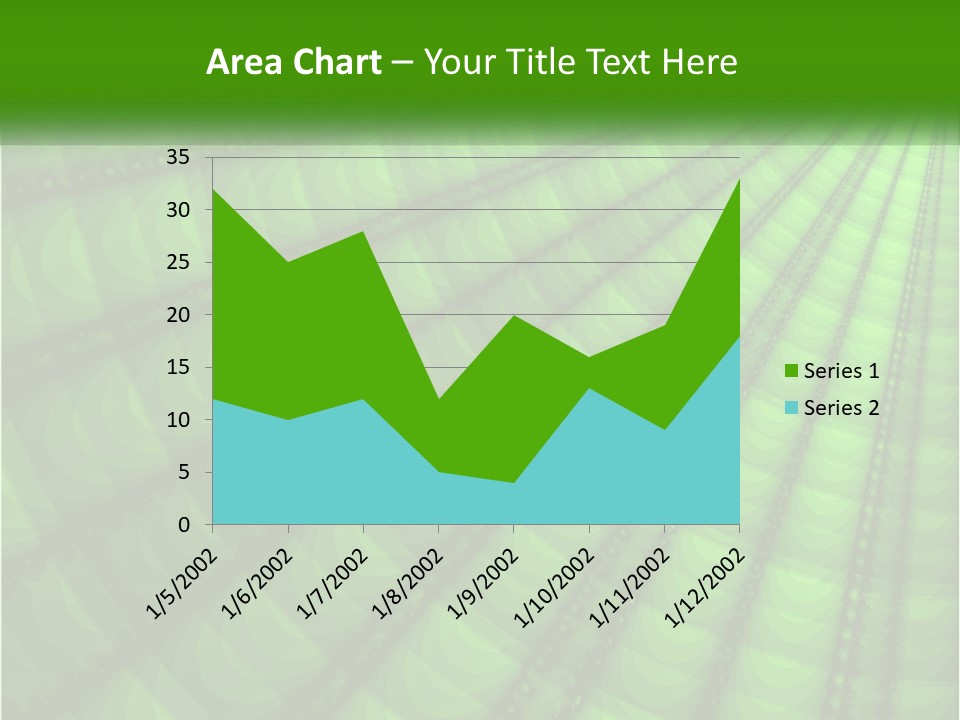 A Green Abstract Background With Lots Of Circles PowerPoint Template