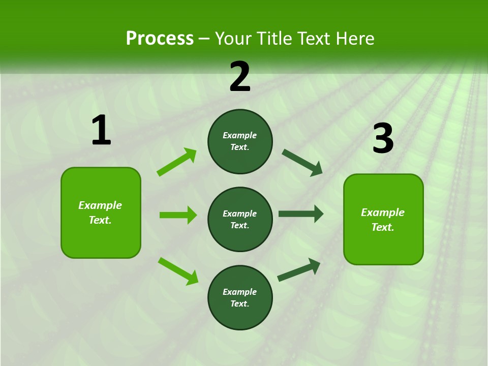 A Green Abstract Background With Lots Of Circles PowerPoint Template