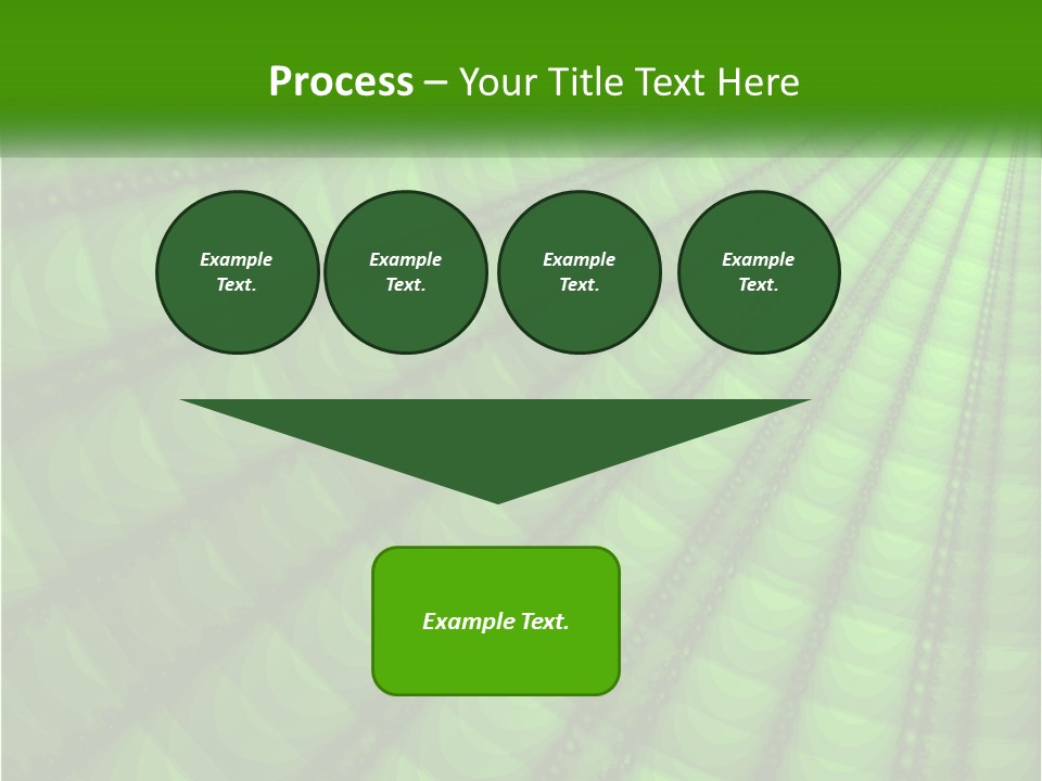 A Green Abstract Background With Lots Of Circles PowerPoint Template