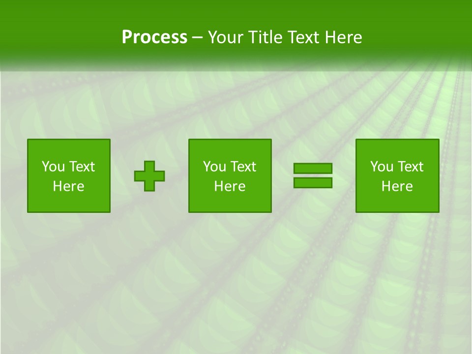A Green Abstract Background With Lots Of Circles PowerPoint Template