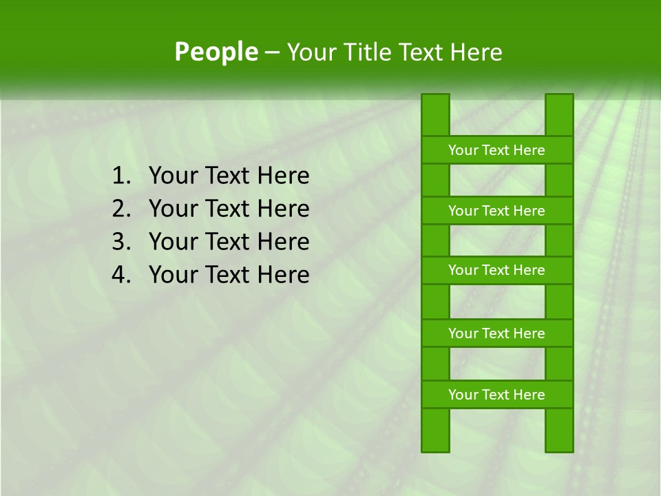 A Green Abstract Background With Lots Of Circles PowerPoint Template