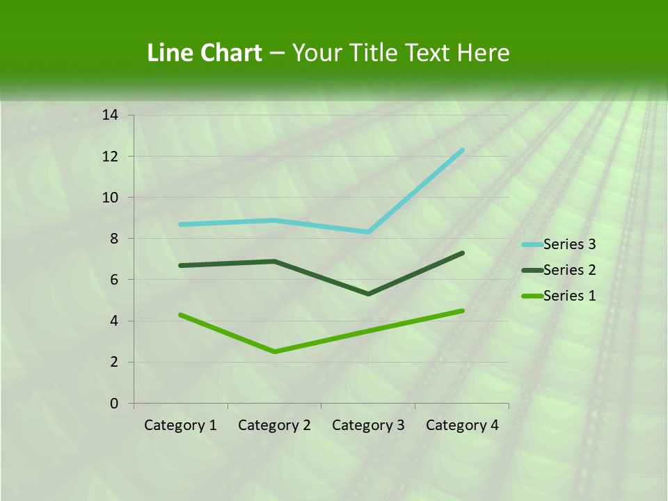 A Green Abstract Background With Lots Of Circles PowerPoint Template