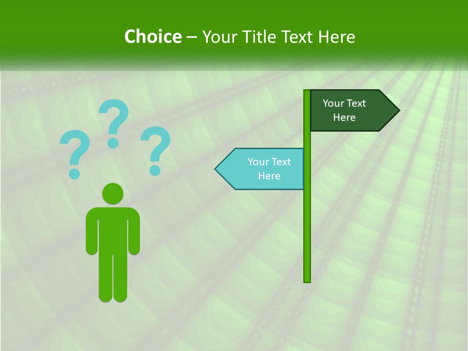 A Green Abstract Background With Lots Of Circles PowerPoint Template