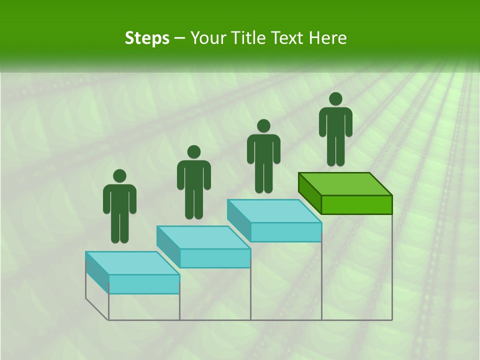 A Green Abstract Background With Lots Of Circles PowerPoint Template