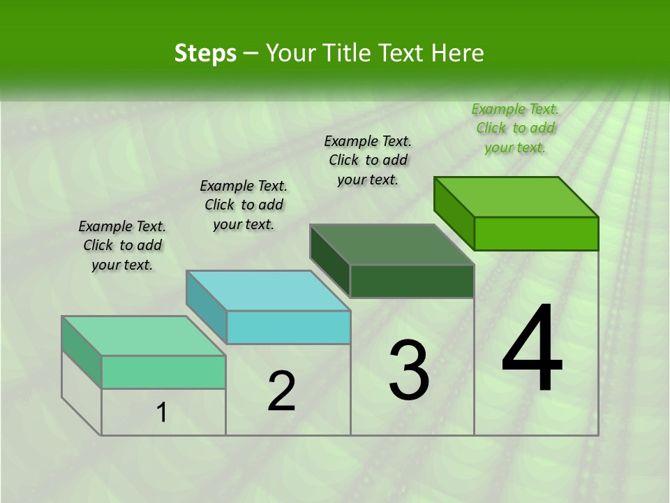 A Green Abstract Background With Lots Of Circles PowerPoint Template