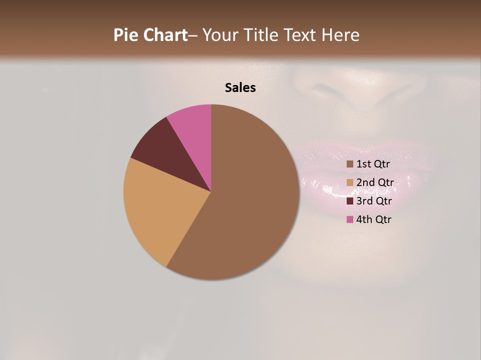 A Woman With A Hat On Her Head PowerPoint Template