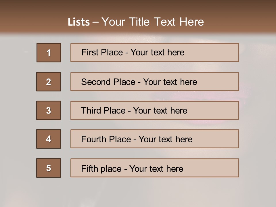 A Woman With A Hat On Her Head PowerPoint Template