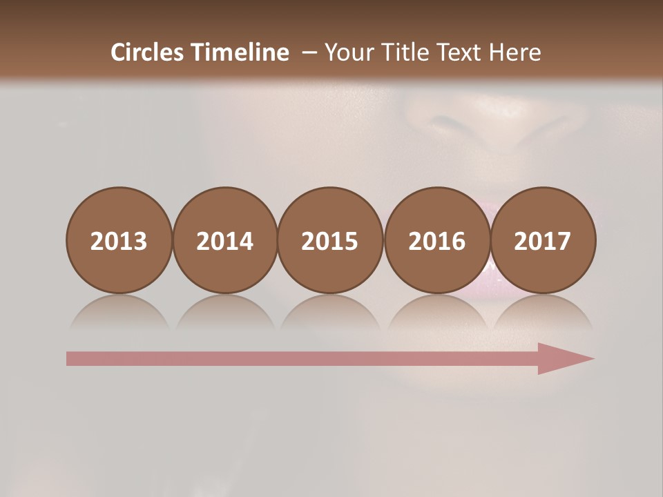 A Woman With A Hat On Her Head PowerPoint Template