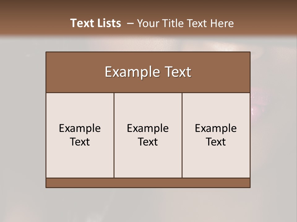 A Woman With A Hat On Her Head PowerPoint Template