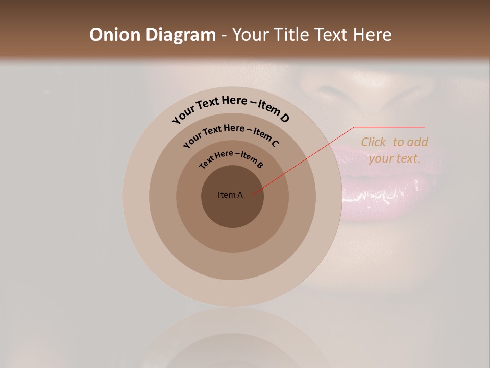 A Woman With A Hat On Her Head PowerPoint Template