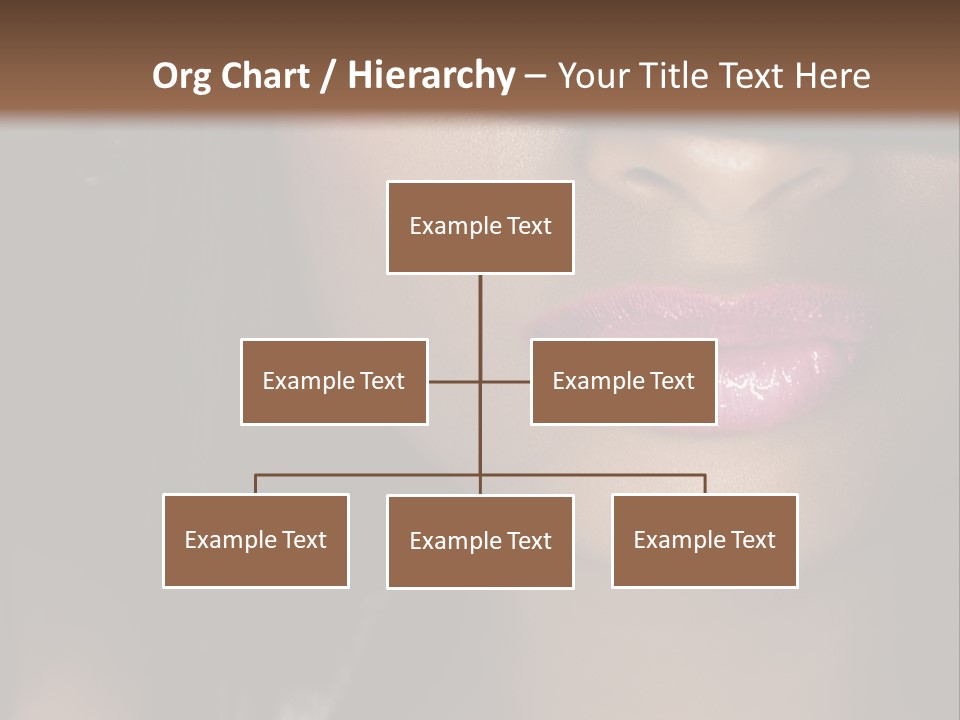 A Woman With A Hat On Her Head PowerPoint Template