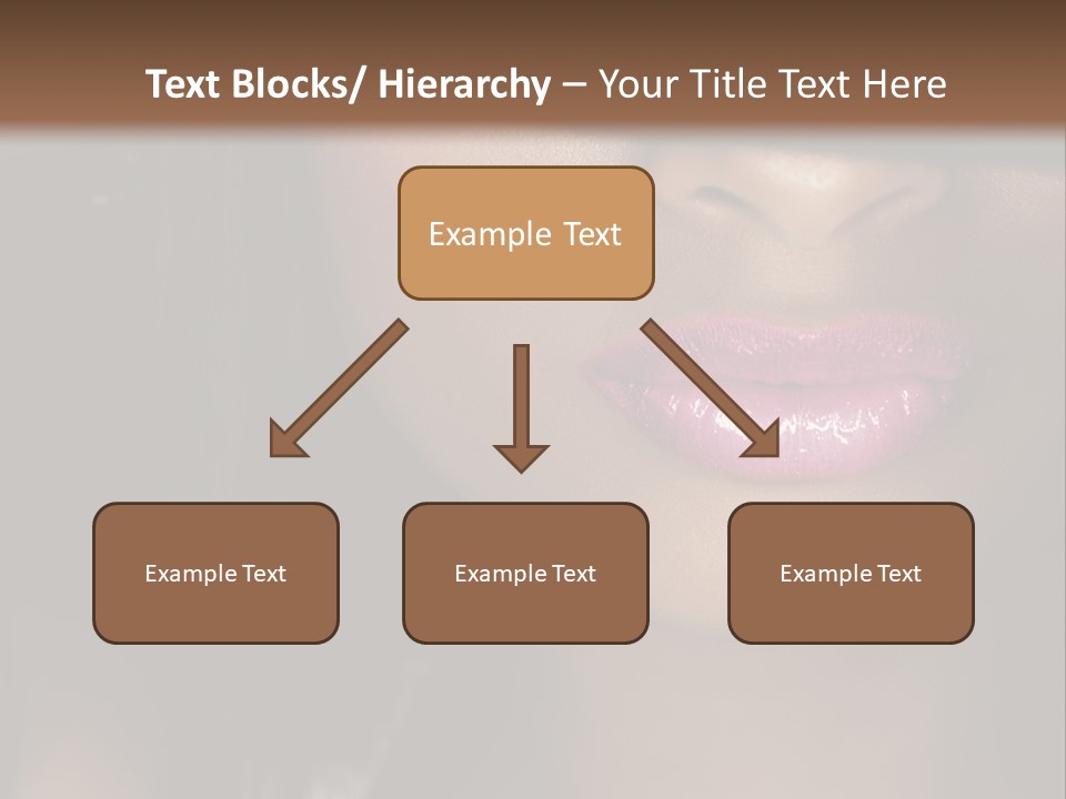 A Woman With A Hat On Her Head PowerPoint Template