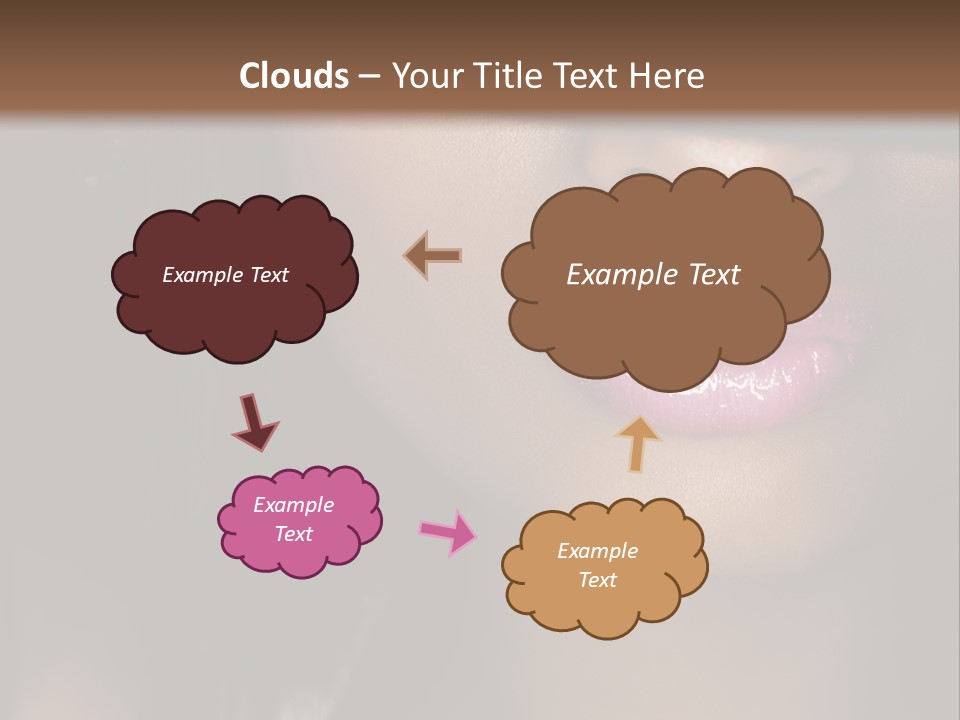 A Woman With A Hat On Her Head PowerPoint Template