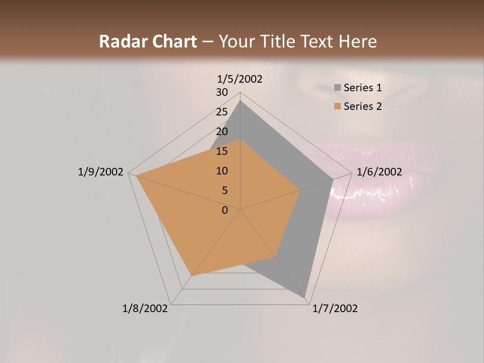 A Woman With A Hat On Her Head PowerPoint Template