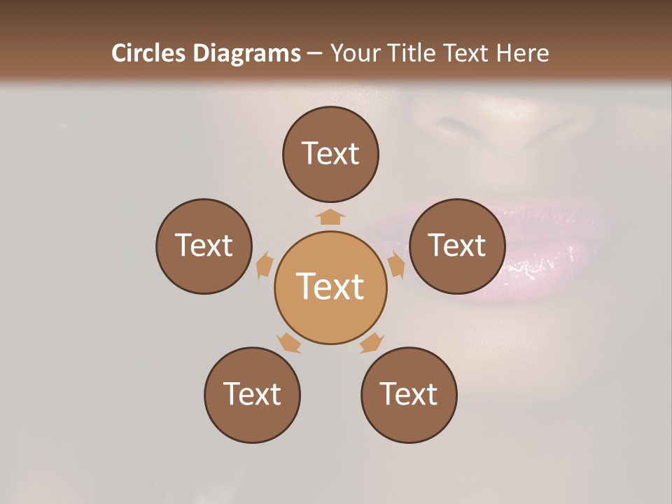 A Woman With A Hat On Her Head PowerPoint Template