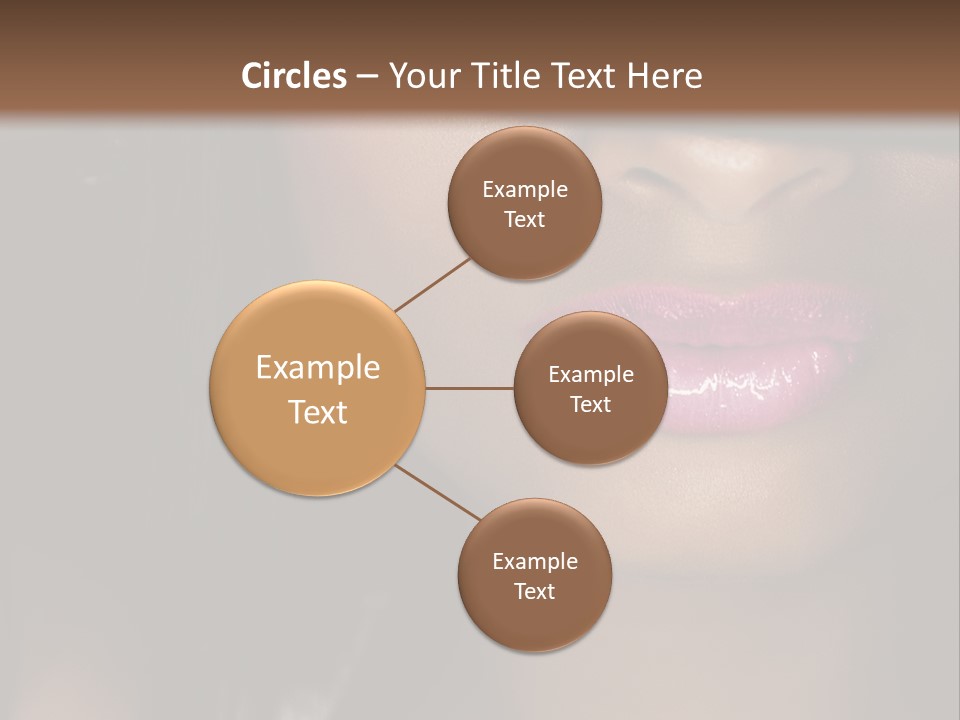 A Woman With A Hat On Her Head PowerPoint Template