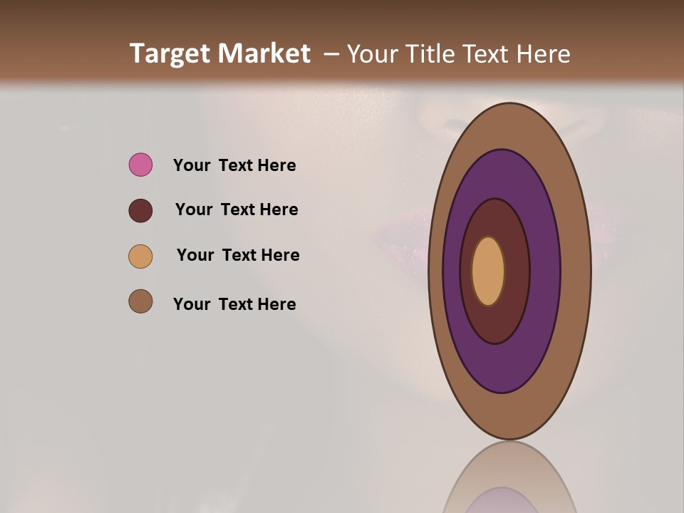 A Woman With A Hat On Her Head PowerPoint Template