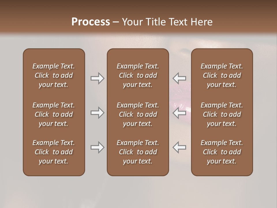 A Woman With A Hat On Her Head PowerPoint Template