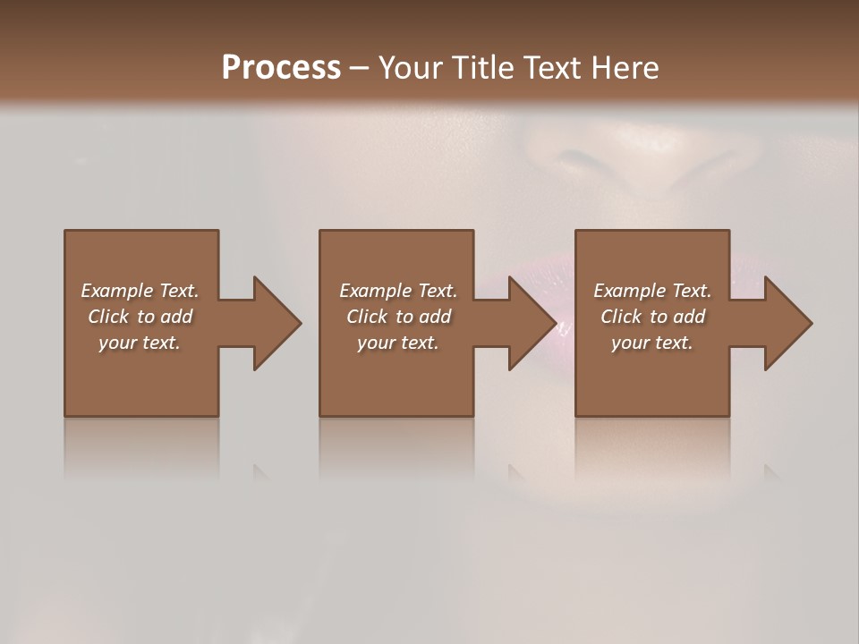 A Woman With A Hat On Her Head PowerPoint Template