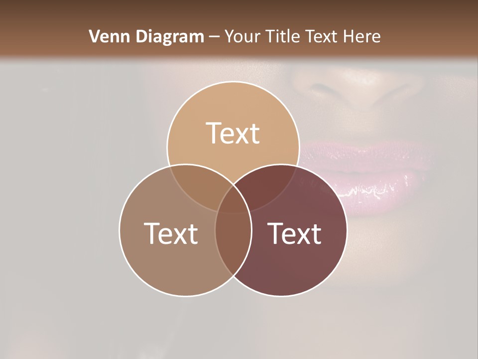 A Woman With A Hat On Her Head PowerPoint Template