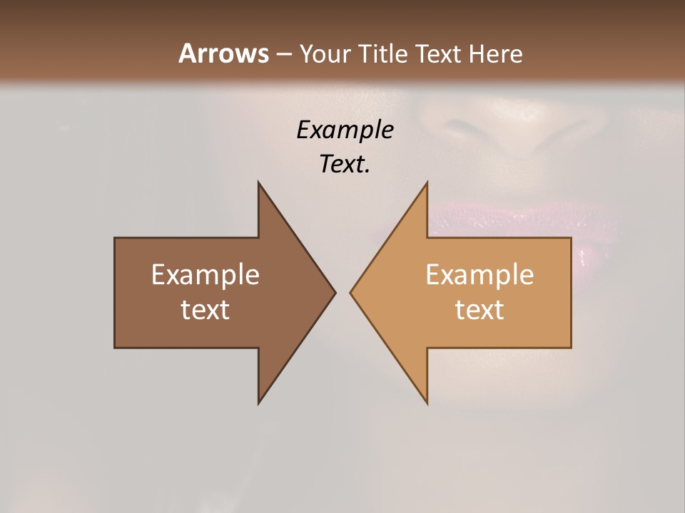 A Woman With A Hat On Her Head PowerPoint Template