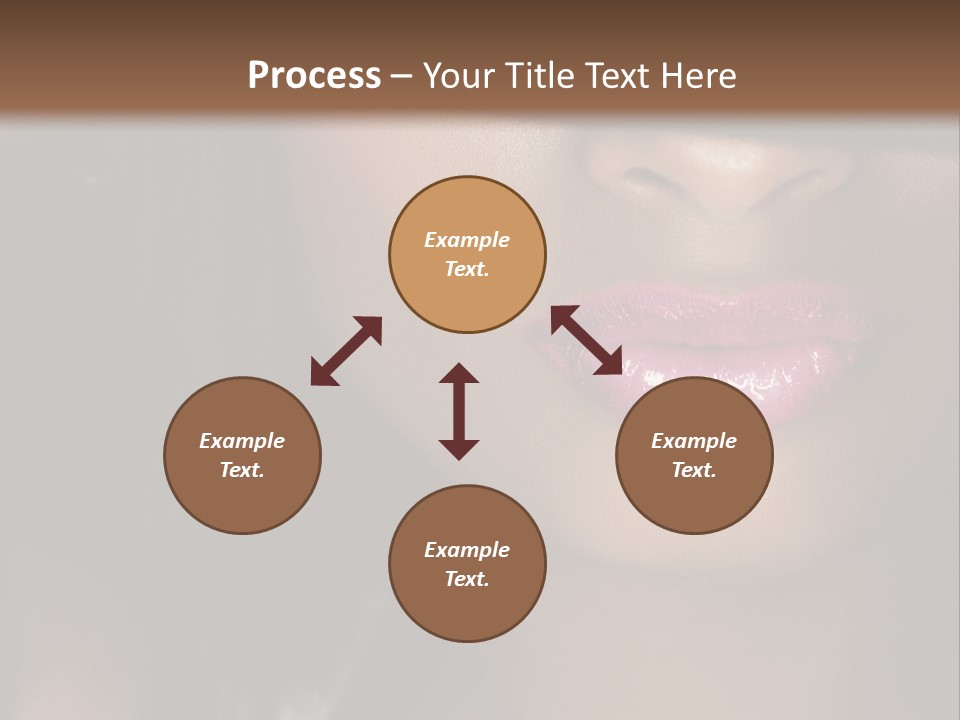 A Woman With A Hat On Her Head PowerPoint Template