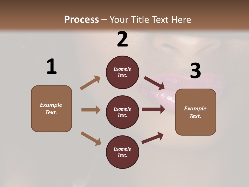 A Woman With A Hat On Her Head PowerPoint Template