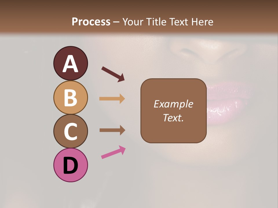 A Woman With A Hat On Her Head PowerPoint Template