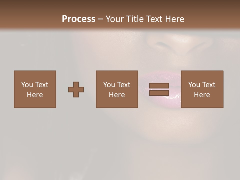 A Woman With A Hat On Her Head PowerPoint Template