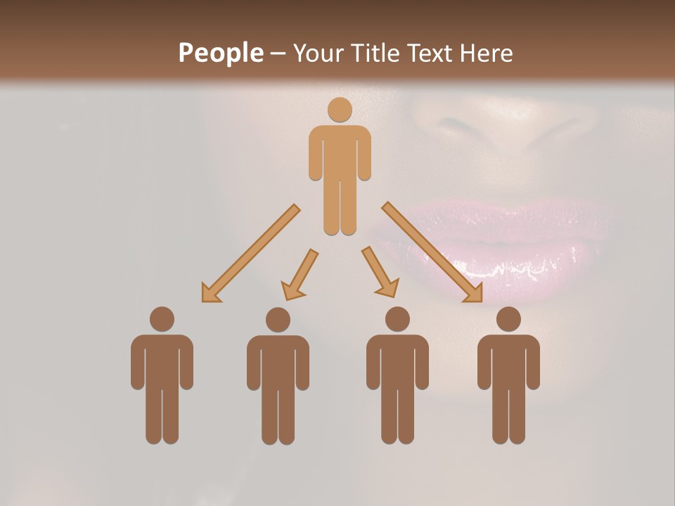 A Woman With A Hat On Her Head PowerPoint Template